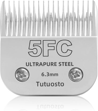 5FC Clipper Blades Pet Grooming Clipper Replacement Blades Detachable Blade Compatible with andis/wahl/Oster Dog Clippers