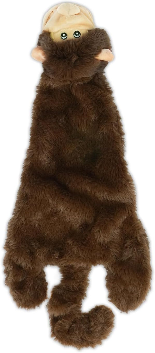 Best Pet Supplies Squeaky Dog Toys with Soft Durable Fabric for Small, Medium and Large Pets Interactive Toy for Indoor Play, Supports Active Biting and Play - Monkey, Medium