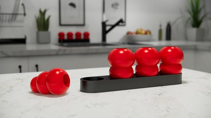 Kong Freezer Holder with Built in Plugs Kong Stand Dog Enrichment (Extra Large (Holds 3))