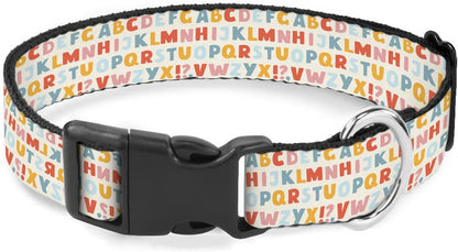 Alphabet Word Letters Pet Collars Dog Collars Soft Elastic Neck Strap for Female Male Puppy Cats