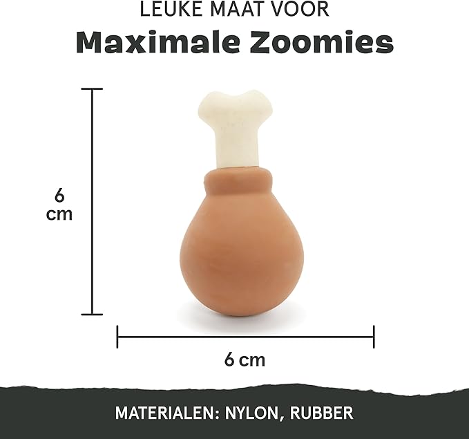 Barkbox Super Chewer Tough Dog Chew Toys for Aggressive Chewers, Dental Stimulating (Turkey - Large)