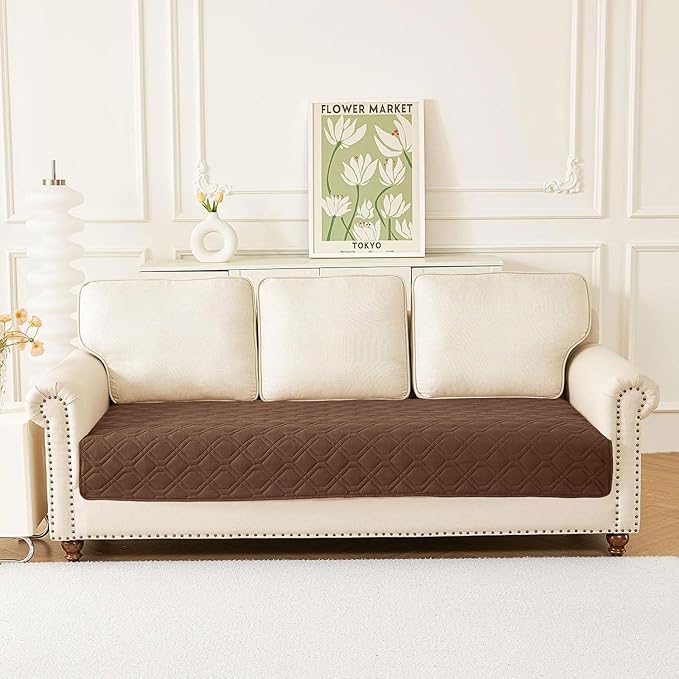 hyha Waterproof Dog Bed Blanket, Soft Pet Blankets, Waterproof Couch Cover for Dogs, Reversible Sofa Covers Washable for Furniture (30x70 Inch, Brown/Brown)