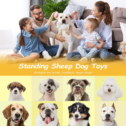 Large Dog Squeaky Toys, Stuffed Animal Dog Chew Toy, Durable Plush Toy for Puppy, Small, Middle, Large Dogs