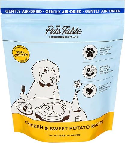 The Pets Table Chicken & Sweet Potato Air Dried Dog Food, 1 lb / 16 oz Bag
