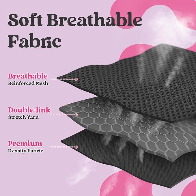 rabbitgoo Dog Harness Small Sized and Leash Set, Step-in Breathable Pet Harness, Soft Walking Reflective Puppy Vest for Small Dogs, Black & Rose Red, L