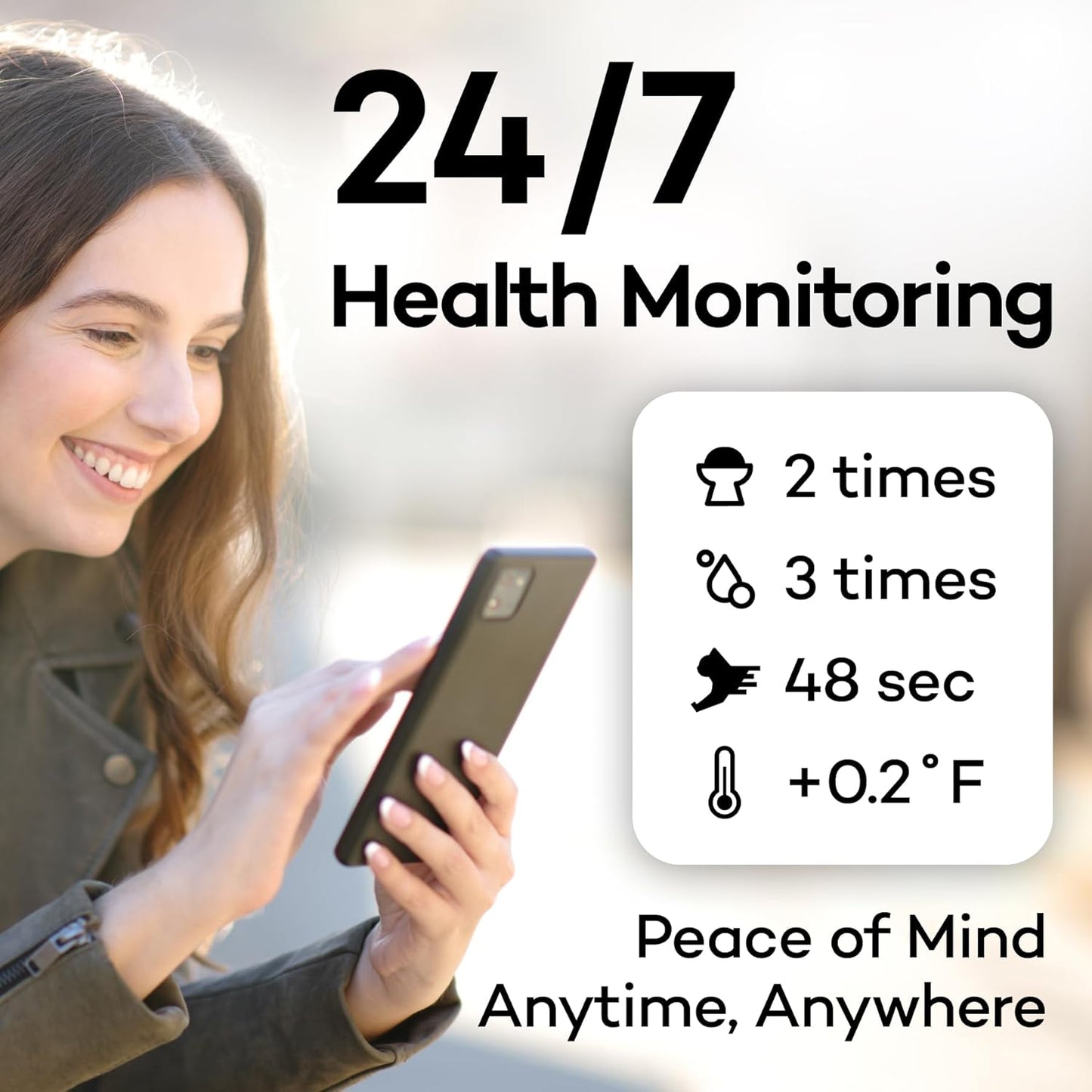 Health Tracker for Cats - Smart Cat Collar with Safety Breakaway Buckle for Indoor Cats, Wellness Alerts, Real-time Monitoring (Navy, XS)