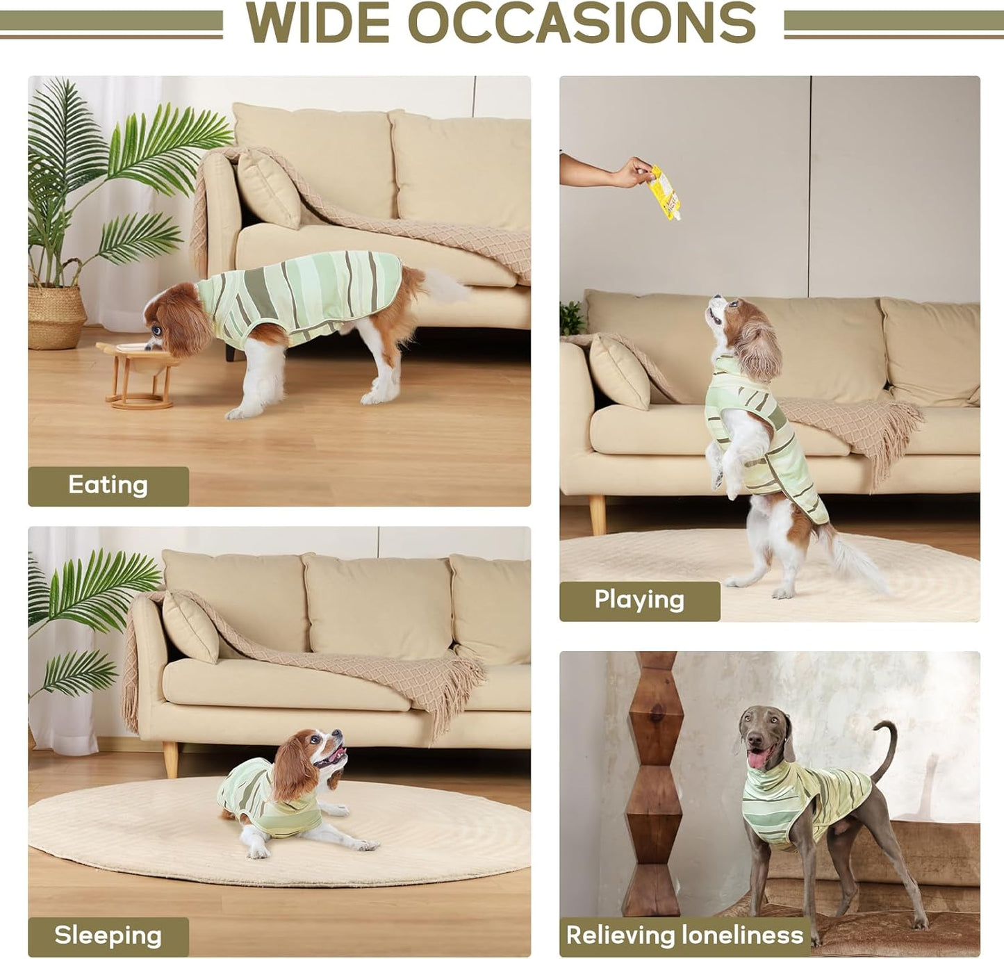 ROZKITCH Pullover Fleece Dog Sweater, Turtleneck Winter Sweaters for Dogs Indoor and Outdoor Activities for Spring Autumn, Worn Under A Jackeet Harness ShallowCoffee 5XL