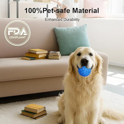 Smart Interactive Dog Toy, Automatic Moving, Bouncing and Stimulation, E-TPU Silent Foam Material, IP54 Waterproof Rating, Active Rolling,Bouncing Ball for Medium and Large Dogs,Dog Birthday