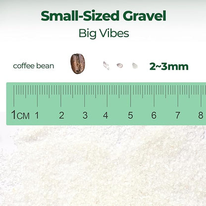 T4U Tumbled Chips Stones Crushed Crystal Quartz 1 LB, Irregular Shaped Gravels Pebbles Healing Stones, DIY Smoothed Rocks for Potted Plant,Resin Art,Vase Fillers Aquarium Gravel Rocks (Clear)