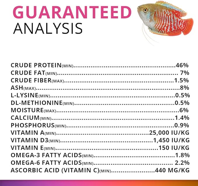 Fluval Bug Bites Color Enhancing Fish Food for Tropical Fish, Flakes for Small to Medium Sized Fish, 3.17 oz., A7348, Brown