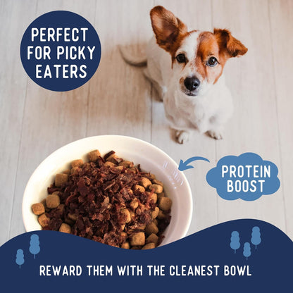 Beg & Barker Turkey Dog Food Toppers for Picky Eaters (8 Ounce, Pack of 1) - Bowl Booster with Whole Turkey - Premium Meal Mixers for Dogs - Single Ingredient, Human Grade, Grain Free