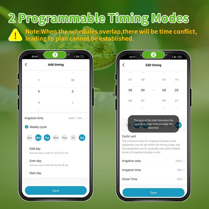 Reptile mister, WiFi reptile humidifier withAPP control, automatic mister for reptile tank,terrarium, adjustable 360° nozzle, self-priming pump, easy to use