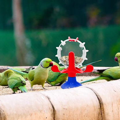 Oooct Bird Foraging Toys, Parrot Rotating Feeders, Bird Chewing Toys, Bird Enrichment Toys, Bird Cage Accessories, Suitable for Birds Parrots Parakeets Cockatiels Conures Lovebirds
