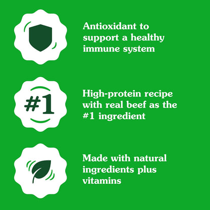 Greenies Smart Topper High Protein Wet Mix-in for Dogs, Beef, Peas & Carrots Recipe in Vitabroth Broth - Bone Broth + Vitamins E & B1, 10 Count