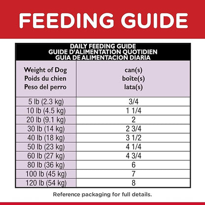 Hill's Science Diet Healthy Cuisine, Adult 1-6, Great Taste, Wet Dog Food, Braised Beef, Carrots & Peas Stew, 12.5 oz Can, Case of 12
