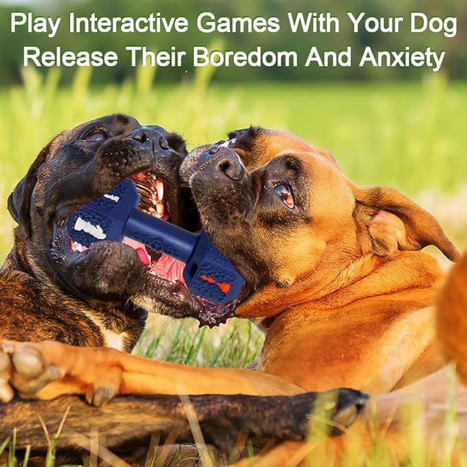 Dog Chew Toys for Aggressive Chewers,Food Grade Non-Toxic Dental Pet Toy,Tough Durable Indestructible Dog Toys for XSmall Dogs.Blue（5IB-8IB）