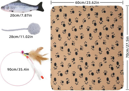 Cat Tunnel, Indoor Cat Toy, Roller Track Cat Toy, Collapsible S-Shaped Play Tube, 10.5 Inch Diameter Maze Cats House for Cats, Puppies, Rabbits, Ferrets Set