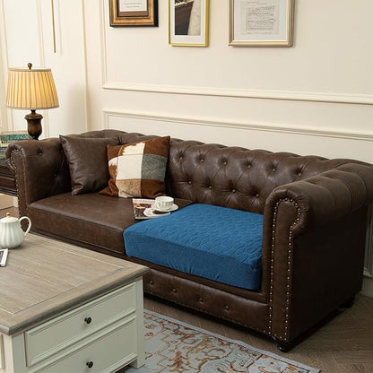 Nanbowang Waterproof Dog Bed Cover - Washable, Quilted Pet Pillow Replacement - Easy to Remove Hair - Lovely Puppy Cover for Dog/Cat 44x54x6