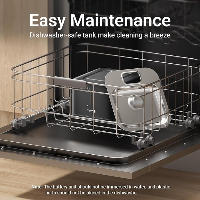 DownyPaws Cat Water Fountain Stainless Steel Cordless, 101 oz/3L FurSink Wireless Cat Water Dispenser for Pets, Battery Operated Pet Drinking Fountain with Motion Sensor, Easy Clean, Black