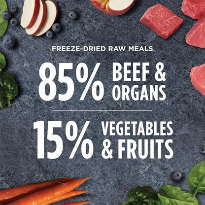 Instinct Freeze Dried Raw Meals, Natural Dry Dog Food, Grain Free - Real Beef, 45 oz. Bag