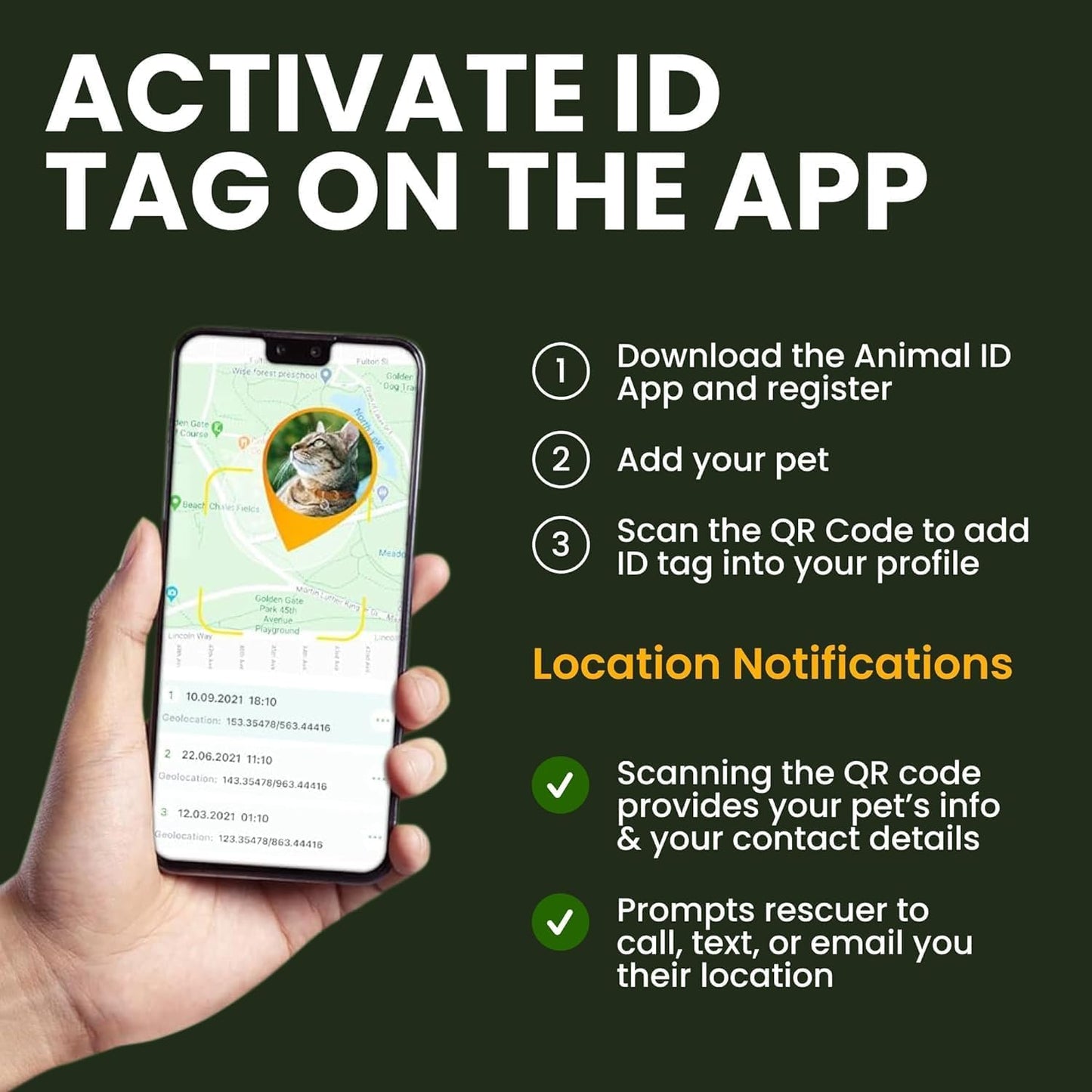 BRONZEDOG Leather Cat Collar with Removable Bells Non Breakaway Kitten QR Tag for Girl Boy (7" - 9" for Cats, Pink & Silver)