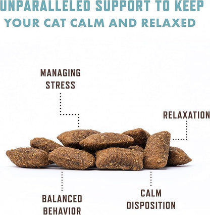 Rocco & Roxie Cat Calming Treats with Melatonin for Cats, Stress and Anxiety Relief, Keep Calm for Grooming, Travel, or Vet Visits, Aid Sleep with Organic Ashwagandha and GABA, Chicken Flavored Chews