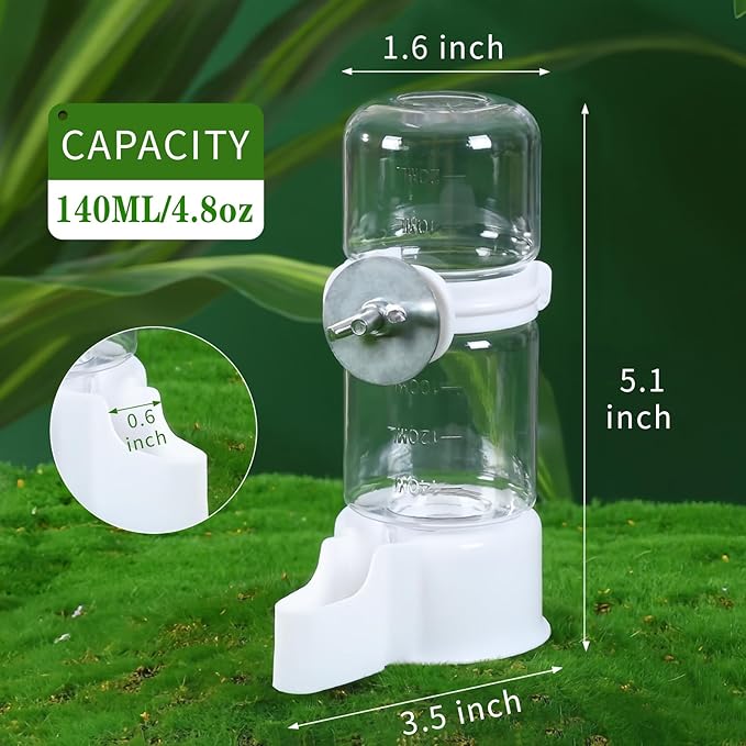 Pet Bird Automatic Water Dispenser,Bird Cage Hanging Drinking Device,Automatic Parrot Water Feeder,Budgies, Birds, Love Birds, Canary Drinking Fountains.