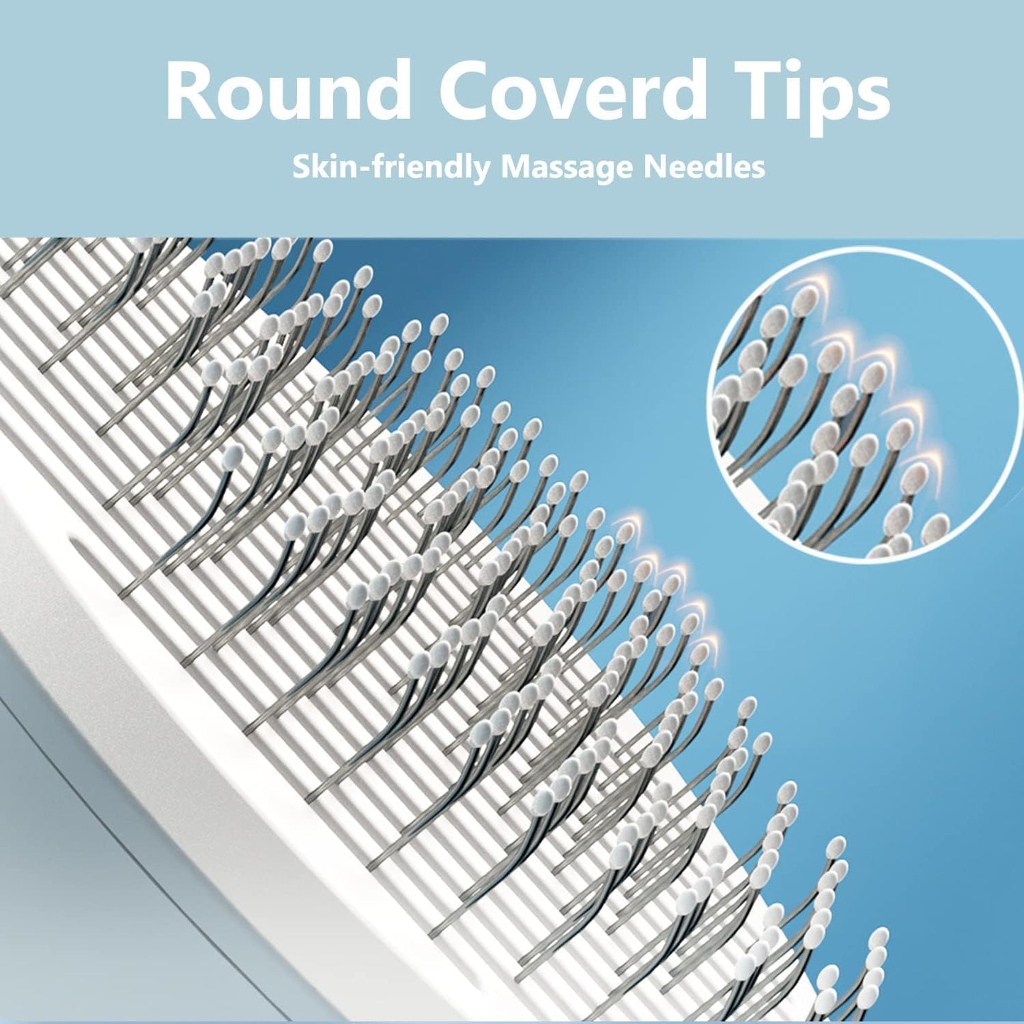 Versatile Pet Grooming Brush - Gently Removes Loose Undercoat, Suitable for Cats and Dogs, Ideal for Massage (Gray)