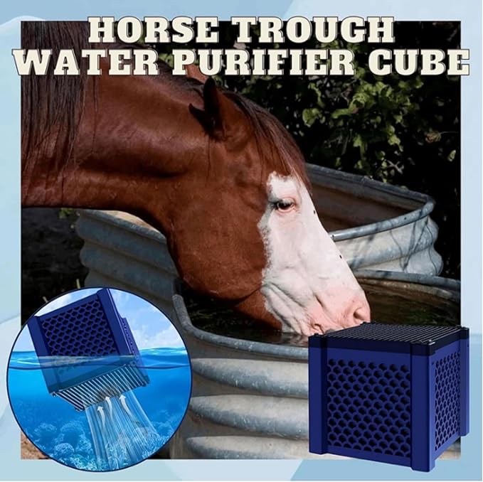 Pure Cube Water Trough Filter,Aquarium Filter,Filternatur Horse Water Trough Filter,Water Trough Purifier Cube for Fish Tanks,Ponds & Livestock Tanks,Super Strong Filtration and Odor Control