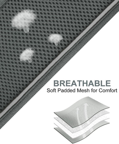 Joytale Small Dog Harness, Breathable Mesh Step-in Vest, Reflective Soft Padded Harnesses for Cats, Puppies and Extra Small Dogs, Gray, XXS