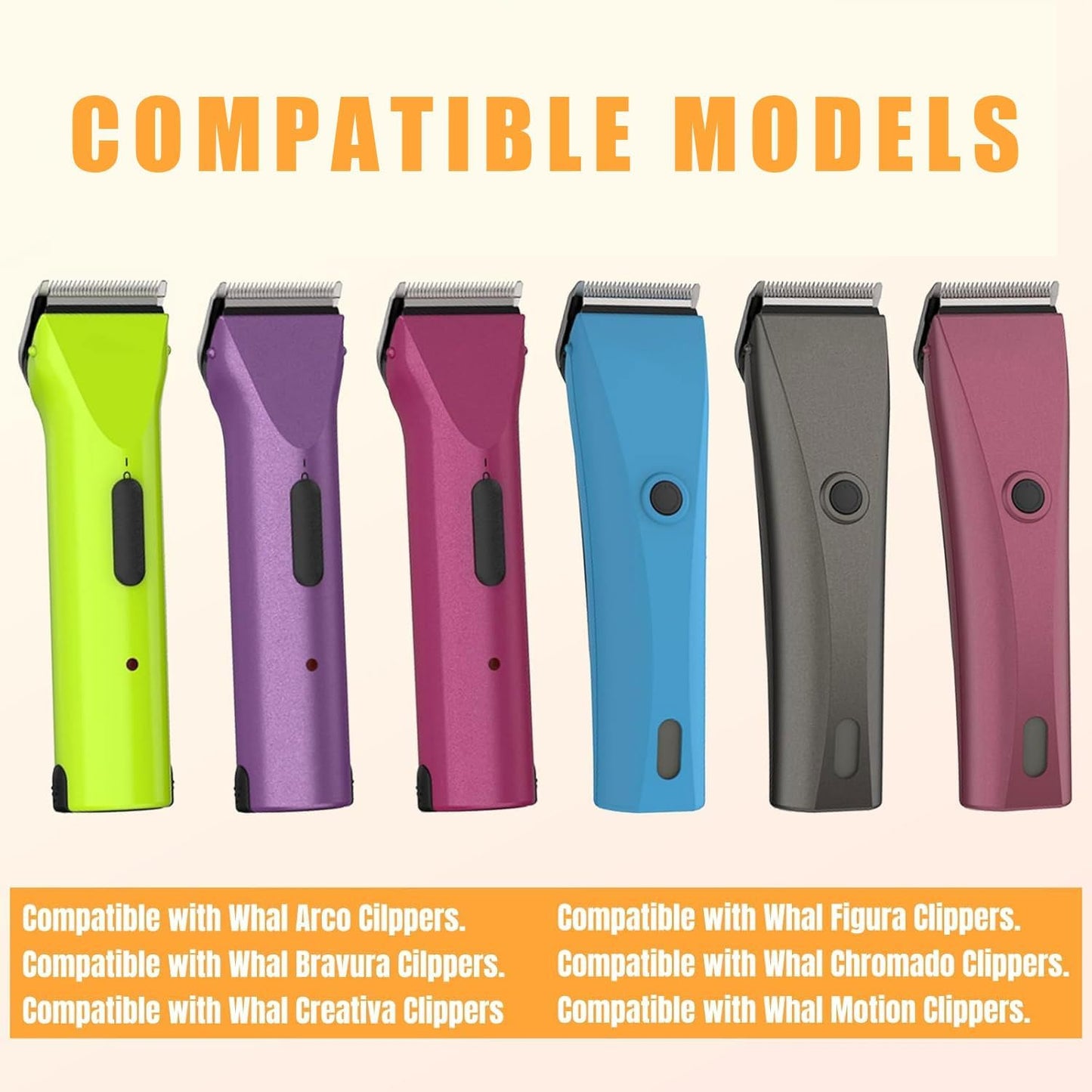 5F Dog Grooming Detachable Ceramic Blade,Compatible with WAHL 5 in 1 Blade for Wahl Arco, Bravura, Chromado, Creativa, Figura, and Motion Clippers. Cut Length 1/4-Inch 6.3mm