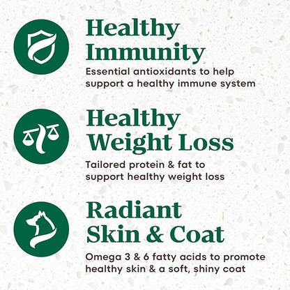 Nutro Ultra Adult Weight Management Small Breed Dry Dog Food, Chicken, Lamb and Salmon Protein Trio, 12 lb Bag