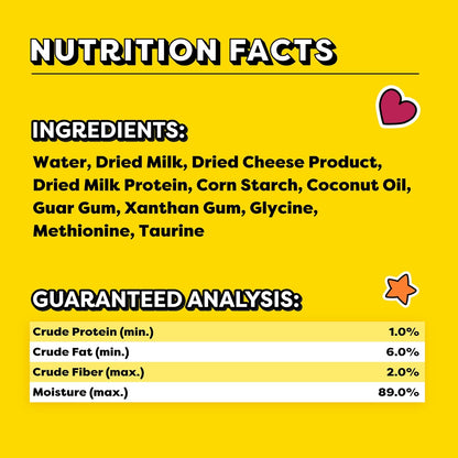 Temptations Creamy Puree Squeezable Lickable Wet Cat Treats with Cheese, 0.42 oz. Tubes, 4 Count, Pack of 11 (44 Total)