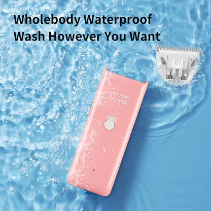 Replaceable Charging Cable&Standard Size Ceramic Blade Set,Pet Dog Hair Clipper Cat Trimmer Used Blade