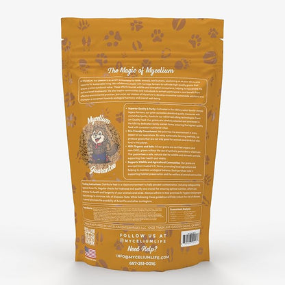 Mycelium Premium Rabbit Food - Organic, Non-GMO, High Nutritional Value Food for Rabbits, Sourced from Local USA Farms, Sustainable Farming, 5 lbs