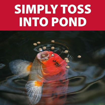 The Pond Guy Growth & Vibrance Fish Food for Show Quality Koi & Goldfish, Premium Protein Floating Pellets for Balanced Nutrition, 40 lbs