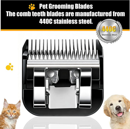 Dog Grooming Clipper Blades Replacement Compatible with Andis Dog Clippers,Most OsterA5, Wahl KM Series Pet Clippers (Black(30))