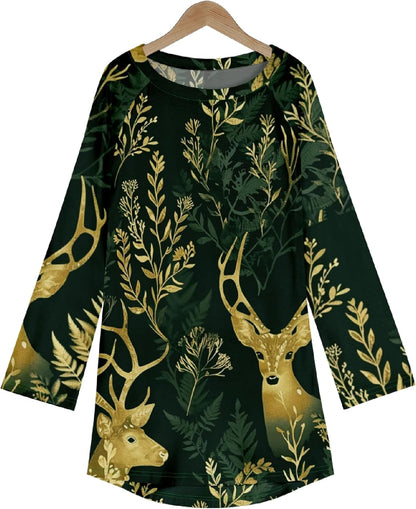 MARSVOVO Women Novelty Graphic Plus Size Sweater Crewneck Long Sleeve Cute Printed Loose Fit Casual Fall Sweaters Top