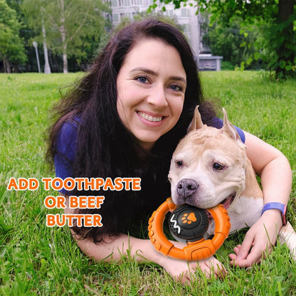 Dog Toys for Aggressive Chewers Large Medium Small Breed Indestructible Durable Tough Dog Chew Toys to Keep Them Busy Nylon Rubber Interactive Dog Toys
