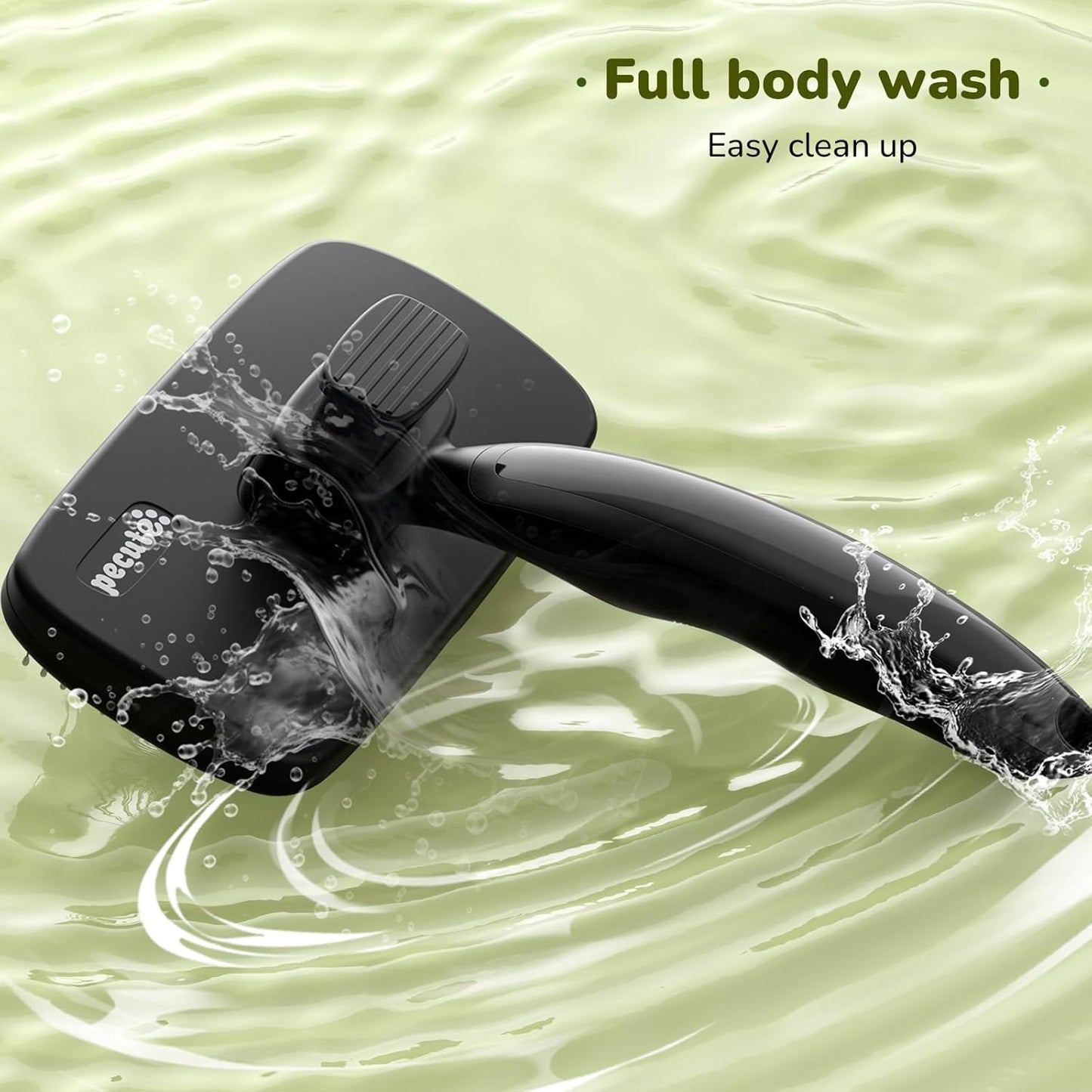 Pecute Self-Cleaning Slicker Brush for Dogs, Cats, Lightweight Dog Brush for Shedding Massaging Grooming, Cat Brush Gently Removes Loose Fur Undercoat for Dogs Cats Rabbits of All Hair Types