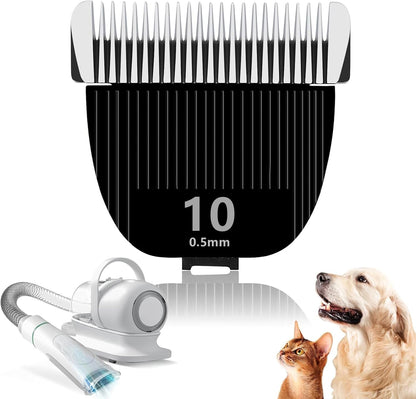 Replacement Blade for nebot P1 Pro Pet Grooming Kit & Vacuum,Size-10 Cut Length 1/50"(0.5mm),Made of Ceramic Blade & Stainless Steel Blade