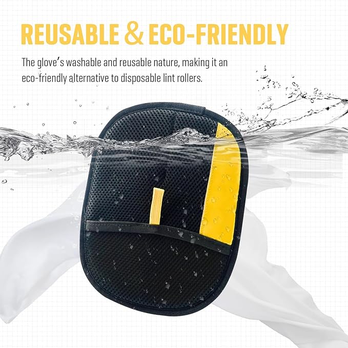 Pet Hair Removal Glove,Reusable Cat Dog Grooming Gloves Pets Hair for Dogs, Cats & Horses with Long and Short Hair Fur (3PCS)