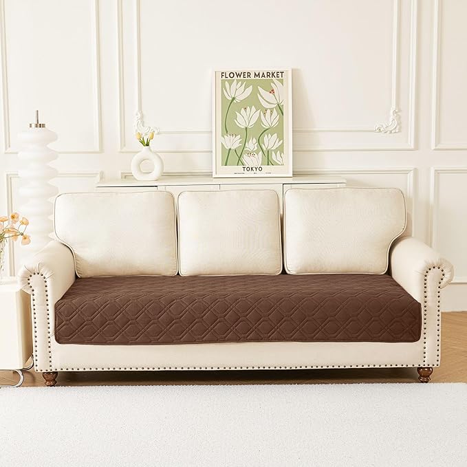 hyha Waterproof Dog Bed Blanket, Soft Pet Blankets, Waterproof Couch Cover for Dogs, Reversible Sofa Covers Washable for Furniture (30x70 Inch, Chocolate/Brown)