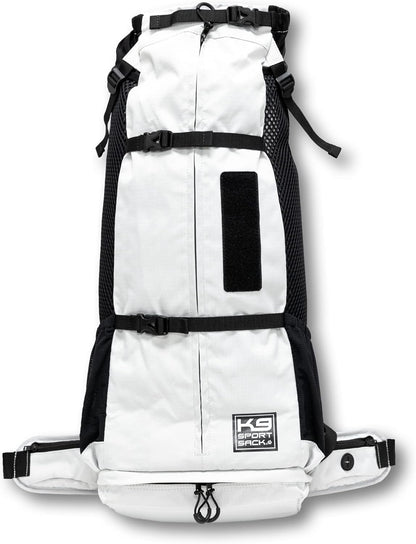 K9 Sport Sack Knavigate - X-Large, Lunar Rock - Ideal for Dogs with 23-25” Back Length - Adjustable, Backpack-Style Carrier with Internal Frame & Padded Hip Belt