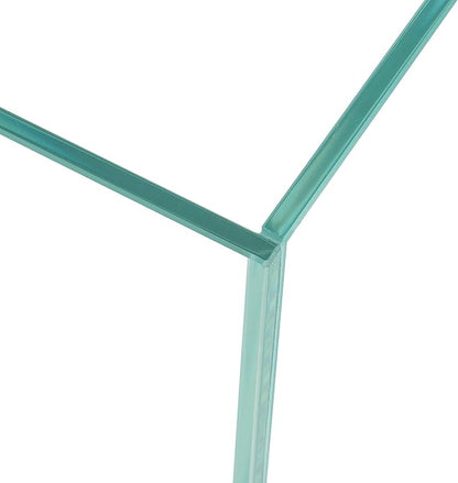 Landen 45P 10 Gallon Rimless Low Iron Aquarium Fish Tank,W17.7×D11.8×H11.8 in(45x30x30cm) 5mm Thickness with Nano Foam Leveling Mat