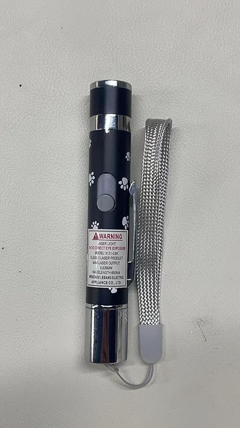 Cat Toys, USB Rechargeable Interactive Cat Mouse Toys, 3 Light Modes & 5 Adjustable Patterns, Portable Kitten Toy for Indoor Cats & Dogs, Training & Exercise Fun