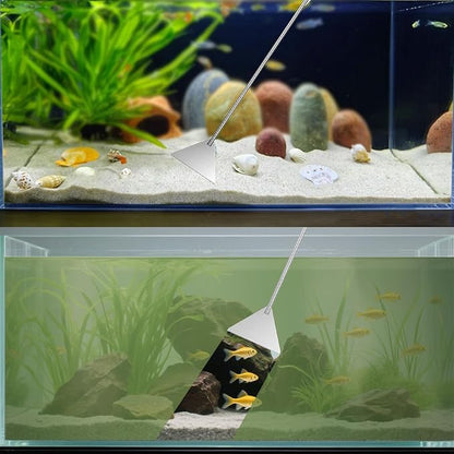 Carefree Fish 7IN1 Aquarium Cleaning Tools Long Handle Adjustable Length 18~24Inch Fish Tank Cleaner Kit Alage Scraper Scrubber Brushes Set Plant Scissor Long Tweezer