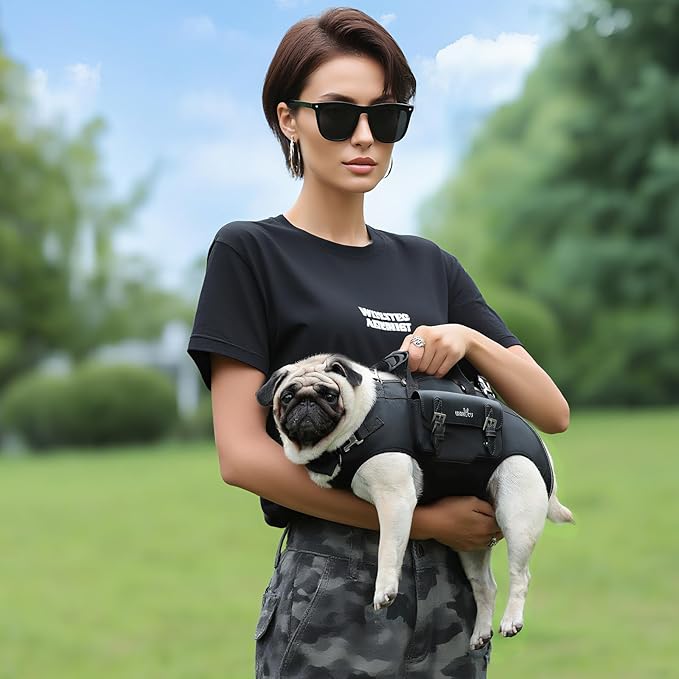 Dog Backpack Carrier for Dogs,Dog Lift Harness,Adjustable Padded Breathable Straps for Dogs, Disabled, Joint Injuries, Arthritis,XXL
