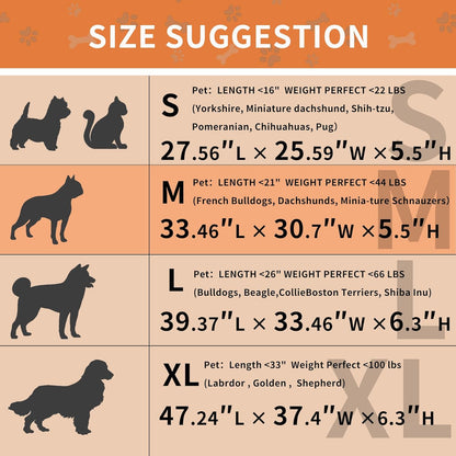 HAOMAIJIA Dog Couch Bed for Medium Dogs, Non Slip Pet Couch Covers for Sofa Thick Soft Washable Dog Couch Cover Protector All Seasons Universal Dogs and Cats Bed Mat (Khaki, Medium)