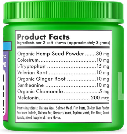 LEGITPET Cat Calming Treats Natural Anxiety Relief for Indoor Cats Stress & Travel Storm Separation Support Helps with Vet Visits, Grooming & Loud Noises Soothing Behavior Aid 100 Yummy Chews